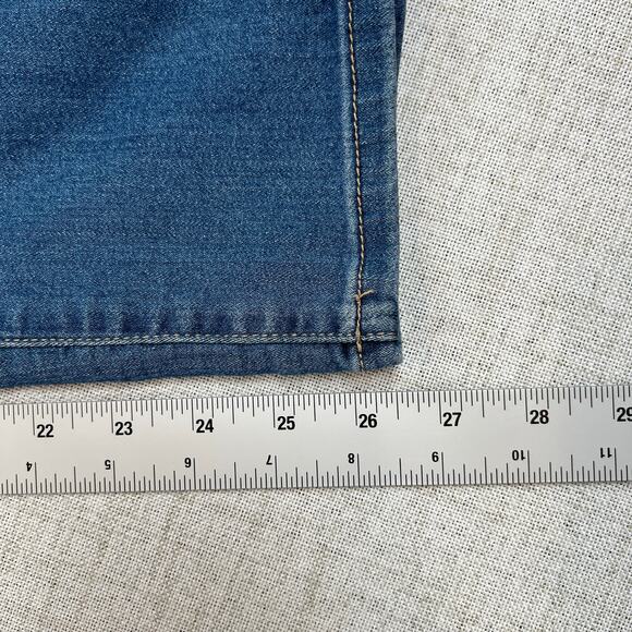 1822 Denim Mid Rise Skinny Ankle Jeans Womens 12 32x26.5 Medium Wash Jeggings - Picture 5 of 6